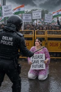 Delhi protest ChatGPT prompt 