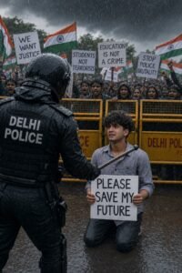 Delhi protest ChatGPT prompt